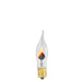 Bulbrite F3CFC/15 3W CA5 Flicker Flame 15MM Clear E12 130V 2700K (410303)