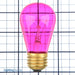Bulbrite 11S14TPK 11W S14 Sign Transparent Pink E26 130V (701611)