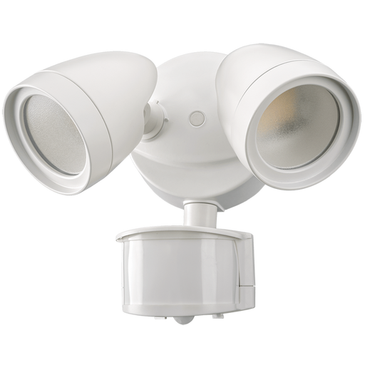 ETI SC-2HD-2400LM-8-CP3-SV-OS-W 28W Double Head Security Light With 3 CCT Color Preference White Finish 2400Lm (51406112)