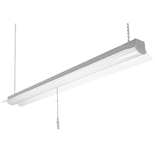 ETI SH-4-35-840-SV 4 Foot Linkable Shop Light 3200Lm Replaces 2 Bulb 4 Foot Fluorescent Fixture 4000K 80 CRI Hanging Hardware Included (54103162)