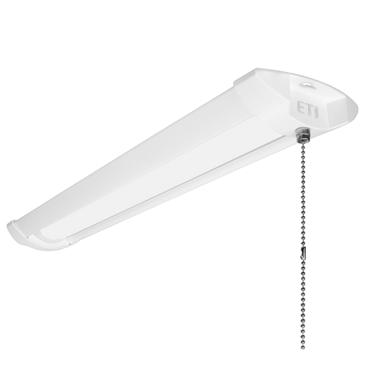 ETI WRPC-2FT-2000LM-8-40K-SV 2 Foot LED Low Profile Wrap Light With Pull Chain 2000Lm 4000K 80 CRI 120V Triac Dimming 20W (568051420)