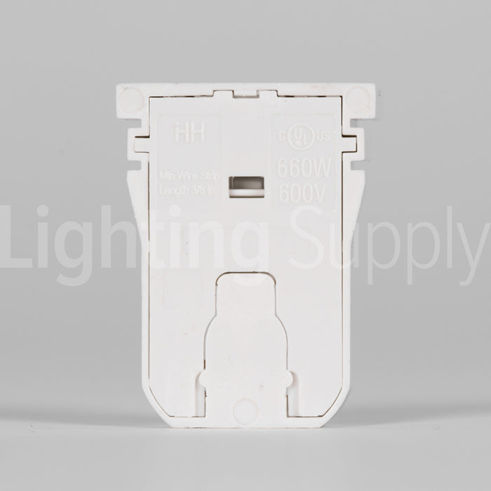 Standard Fluorescent Medium Bi-Pin Base Socket Slide-In (FE1226-SW)