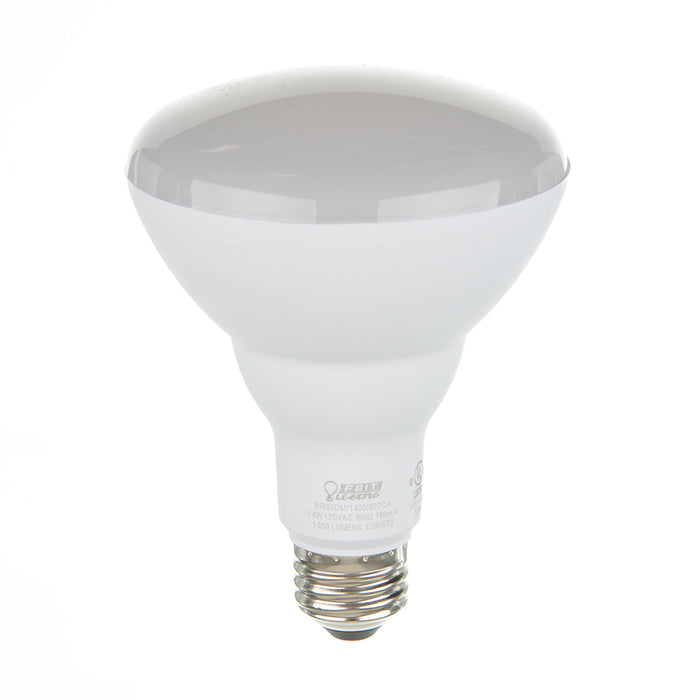Feit Electric 100W Equivalent BR30 Dimmable Soft White LED 14W 2700K 90 CRI (BR30DM/1400/927CA)
