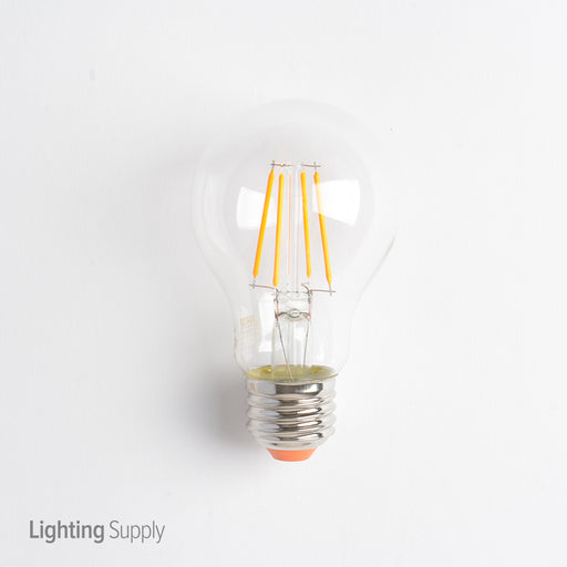 Feit Electric Filament Colored LED 3.6W Medium Base A19 Transparent Orange Bulb (A19/TO/LED)