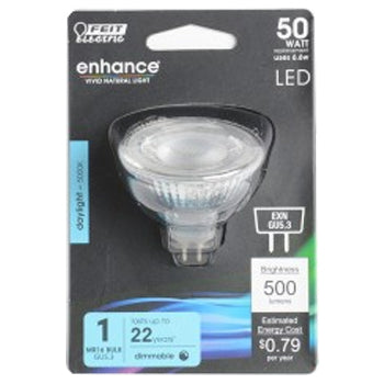 Feit Electric LED MR16 50W Equivalent 500Lm Dimmable 5000K 12V CEC Compliant Bulb (BPEXN/950CA)