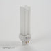 GE F13DBX/827/ECO4P 13W T4 Quad Tube Compact Fluorescent 2700K 82 CRI 4-Pin G24Q-1 Plug-In Base Bulb (97594)