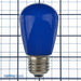 Halco S14BLU1C/LED 1.4W LED S14 120V Medium E26 Base Dimmable Blue Bulb (80518)