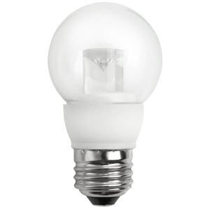 TCP 3.7W G16 LED 2700K 120V 200Lm 82 CRI Medium E26 Base Dimmable Globe Bulb (LED4E26G1627K)