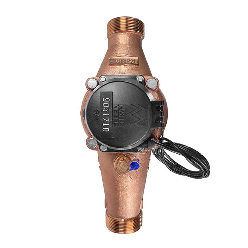 Leviton 1 Inch Bronze Hot Water Meter With Couplings (WMH10-BU1)