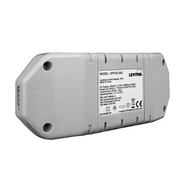 Leviton 20A CE Power Pack For Occupancy Sensors Auto On Manual On Local Switch Latching Relay Line Voltage Input Surface Mount Module (OPPCE-S0)