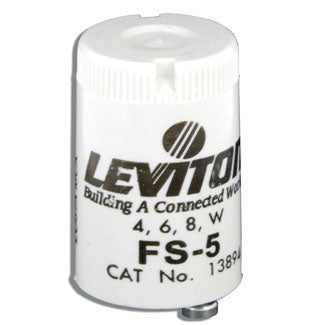 Leviton Fluorescent Starter 4W 6W And 8W FS-5 (13894)