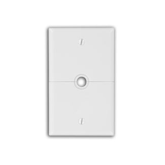 Leviton 1-Gang .625 Inch Hole Device Telephone/Cable Wall Plate Sectional Thermoplastic Nylon Box Mount Horizontal Split Plate Ivory (N751-I)