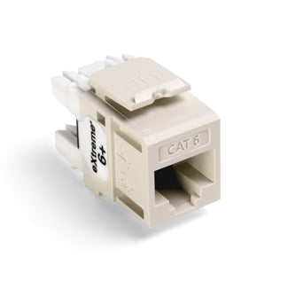 Leviton Extreme CAT6 QuickPort Connector Light Almond (61110-RT6)