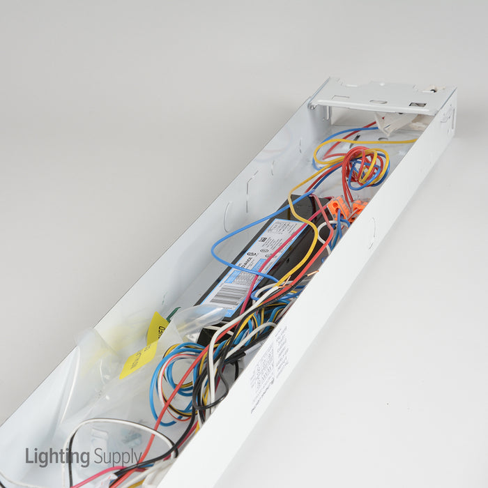 Lithonia General Purpose 1 Or 2-Lamp Strip Light Two Lamps 32W T8 120V T8 Electronic Ballast (C 2 32 120 GEB10IS EL14)