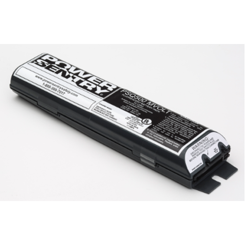 Lithonia Reduced-Profile Quick-Disconnect Quick Mount Fluorescent Battery Pack Operates One 2 Foot -4 Foot Or U-Shaped T8 Or T12 Fluorescent Lamp 500Lm (PSQ500QD M12)