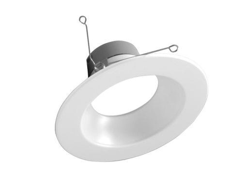 NICOR DLR56(v6) 5/6 Inch 900Lm 3000K Recessed LED Downlight With White Magnetic Snap-On Trim (DLR566091203KWH)