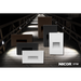 NICOR Wet Location LED Step Light 120V 3000K Horizontal Black Trim (STW11203KHBK)