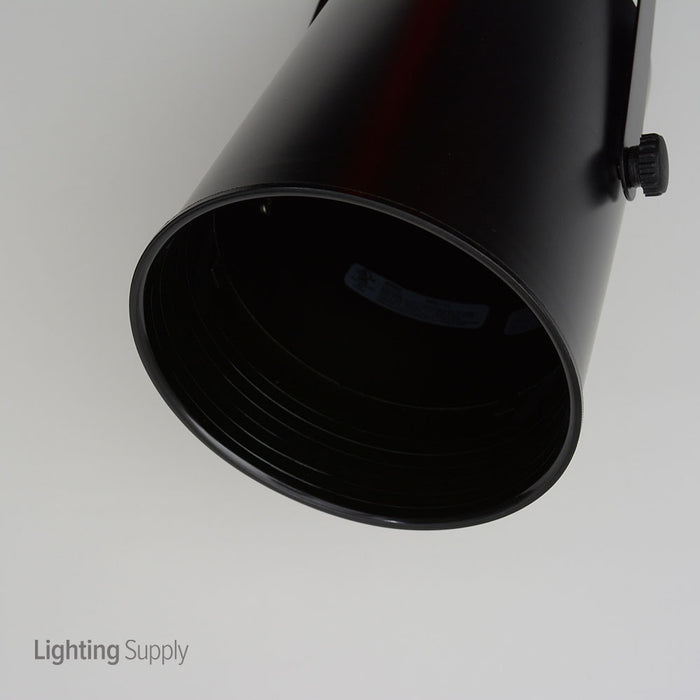 Nora Black H-Style Flatback Cylinder With Black Baffle For BR40/PAR38 (NTH-113B)