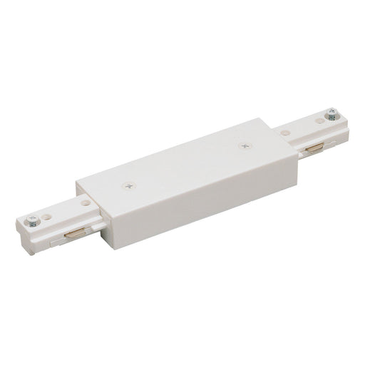 Nora I Shaped Single Circuit White Live Connector (NT-312W)