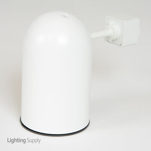 Nora Round Back White H-Style Cylinder With Black Baffle For R20/PAR20 50W Maximum Line Voltage (NTH-105W)