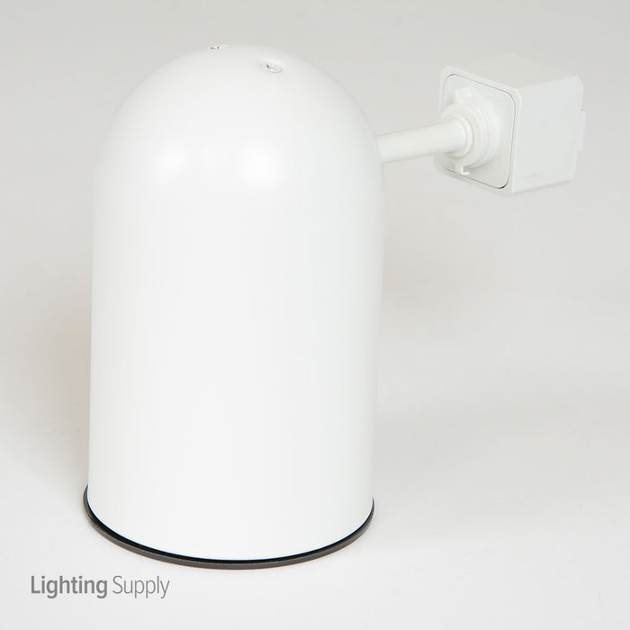 Nora Round Back White H-Style Cylinder With Black Baffle For R20/PAR20 50W Maximum Line Voltage (NTH-105W)