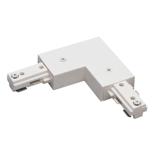 Nora White L Track Connector With I Connector Cover (NT-313W)