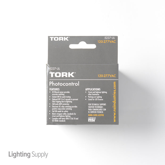 Tork Electronic Instant Response Turnlok On 1.3-1.7 Off/On Ratio 1.5 1 105-305V 1000W Tungsten 1800VA Ballast 1000W LED (5237-UL)