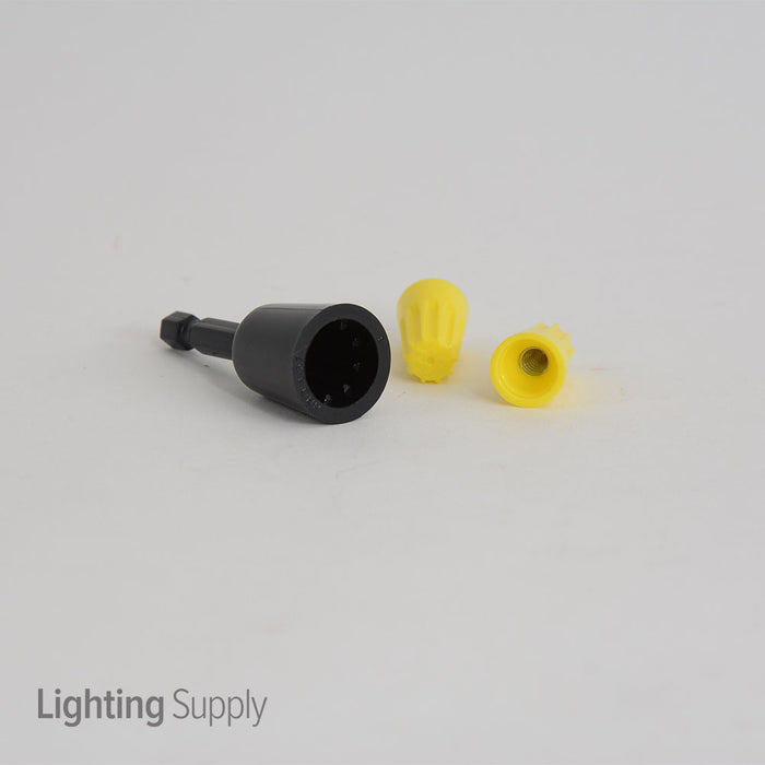 NSI Yellow Easy Twist Wire Connector For 22-14 AWG Wire-500 Per Bag (WC-YB)