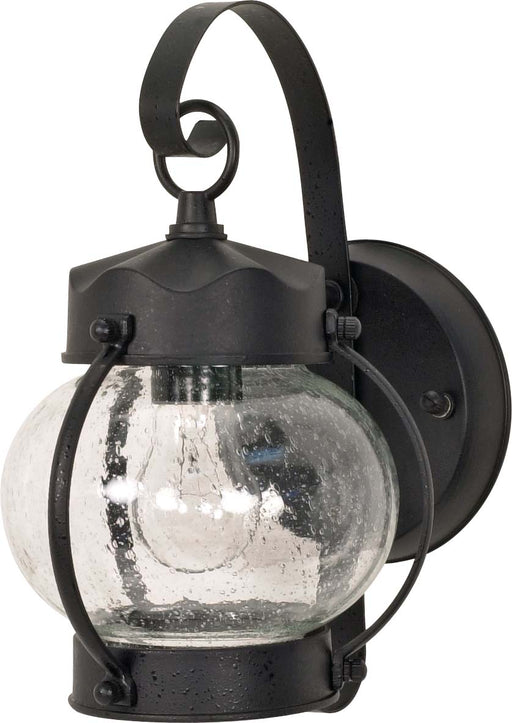 SATCO/NUVO 1-Light 11 Inch Wall Lantern Onion Lantern With Clear Seed Glass (60-632)