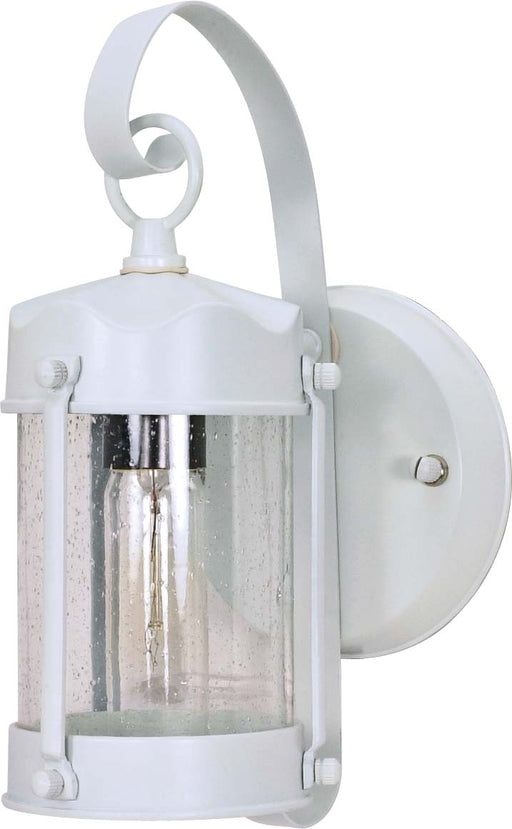 SATCO/NUVO 1-Light 11 Inch Wall Lantern Piper Lantern With Clear Seed Glass (60-633)