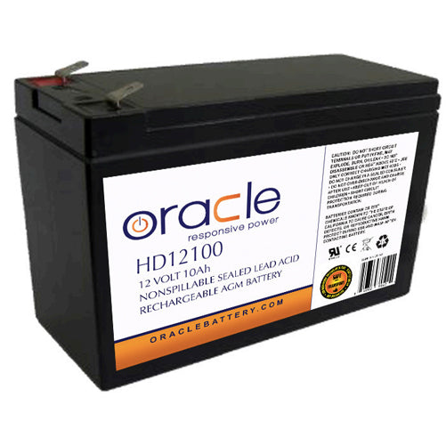 Oracle 12V 10 Amp Hour Heavy-Duty Multi-Purpose Sealed Lead Acid AGM (HD12100)