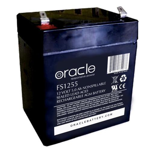 Oracle 12V 5 Amp Hour Sealed Lead Acid AGM (FS1255)