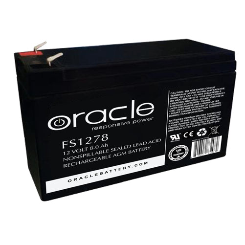 Oracle 12V 8 Amp Hour Sealed Lead Acid AGM (FS1278)
