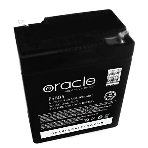 Oracle 6V 8.5 Amp Hour Sealed Lead Acid AGM (FS685)