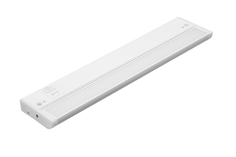 American Lighting CCT Adjustable Swivel Undercabinet Fixture 10 Inch White Finish (5LCS-10-5CCT-WH)