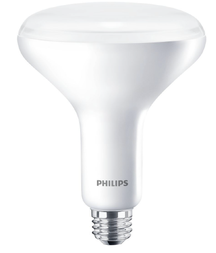Philips 13.3BR40/PER/930/P/E26/DIM 6/1CT T20 577866 LED BR40 Lamp 13.3W 120V 3000K 1204Lm 110 Degree Beam 90 CRI E26 Base Frosted (929003477304)