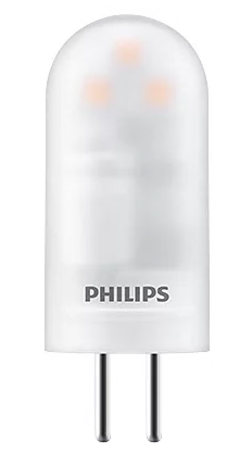 Philips 2T3/G4/830/ND 12V 6/1PF 567198 LED Specialty Lamp 2W 12V 3000K White 200Lm 80 CRI G4 Base (929001844223)