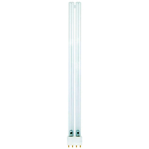 Standard 36W Long Twin Tube Compact Fluorescent 4-Pin 2G11 Plug-In Base UV-C 254nm Germicidal Bulb (PL-L36W/TUV) Warning! See Description For Important Safety Notice