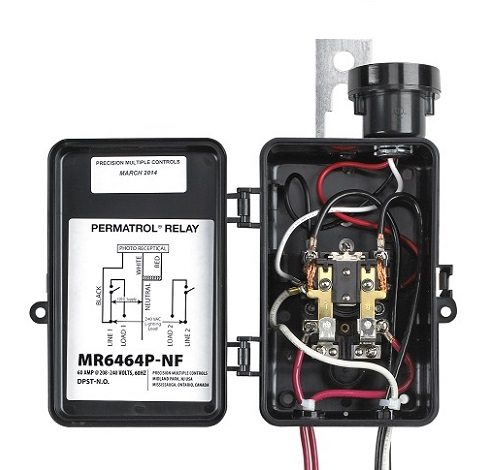 Precision Permatrol Magnetic Multiple Relay With Relay With Locking Type Photo Control (MR6464P-NF)