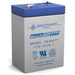 Power-Sonic 6V 4.5AH Backup Battery For Emergency/Exit Fixtures (PS-640)