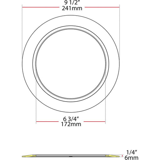 RAB DL Goof Ring Extender Kits 6 Inch-8 Inch Plastic (DL6-8GOOF/R/P)