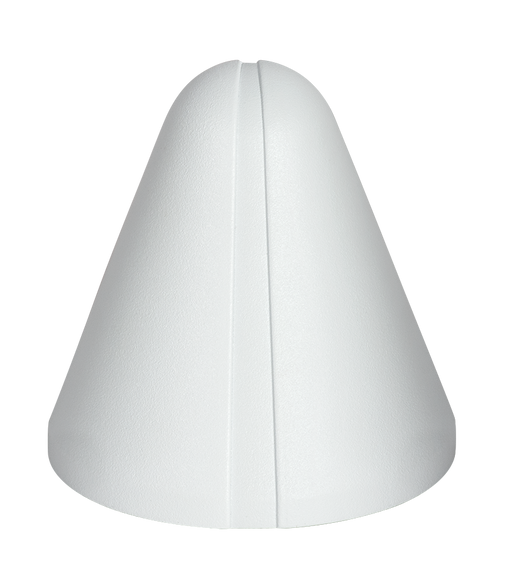 RAB Fern Deck Light 6W 12V Angled Cone 2700K LED Textured White (DECK6LVYYW)
