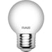 RAB Filament G16.5 3.8W 40W Equivalent 350Lm E26 90 CRI 2700K Dimmable Frosted (G16.5-3-E26-927-F-F)
