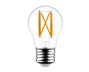 RAB LED Filament Lamp A15 5W 40W Equivalent 450Lm 2700K E26 Base 90 CRI Dimmable Clear (A15-5-E26-927-F-C)