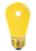SATCO/NUVO 11W S14 Incandescent Ceramic Yellow 2500 Hours Medium Base 130V Shatterproof (S3960-TF)