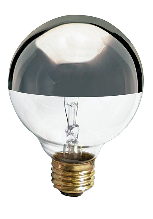 SATCO/NUVO 25G25/SL 25W G25 Incandescent Silver Crown 1500 Hours 150Lm Medium Base 120V (S3860)