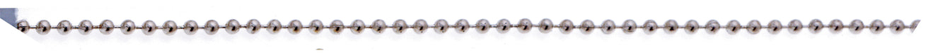 SATCO/NUVO #3 Beaded Chain 3/32 Inch Diameter 250 Foot Spool Nickel Finish (90-123)