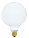 SATCO/NUVO 60G40/W 60W G40 Incandescent Gloss White 4000 Hours 550Lm Medium Base 120V 2700K (S3002)