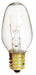 SATCO/NUVO 7C7 7W C7 Incandescent Clear 3000 Hours 35Lm Candelabra Base 120V 2700K (S3691)