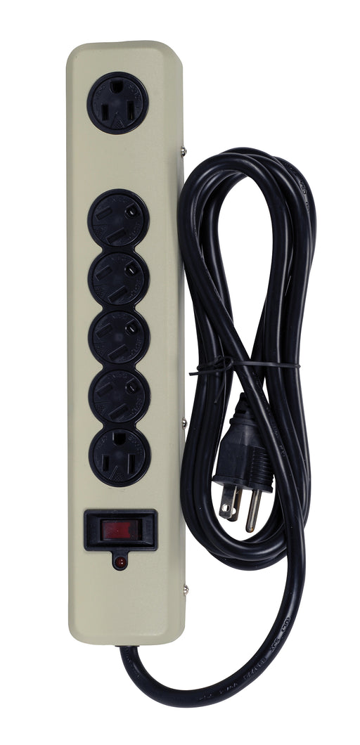 SATCO/NUVO 6 Outlet Surge Strip 6 Foot 14/3 SJT With Straight Plug 300 Joules 15A-120V 1875W (91-232)